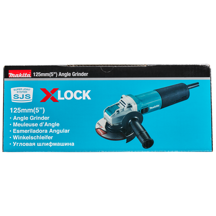Afbeelding Makita 230 v haakse slijper 125 mm x-lock GA5080RX02