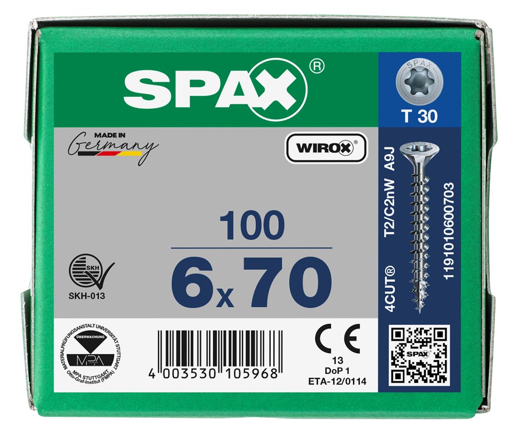 spaanplaatschroef wirox spax-6 spaanplaatschroef wirox spax-6