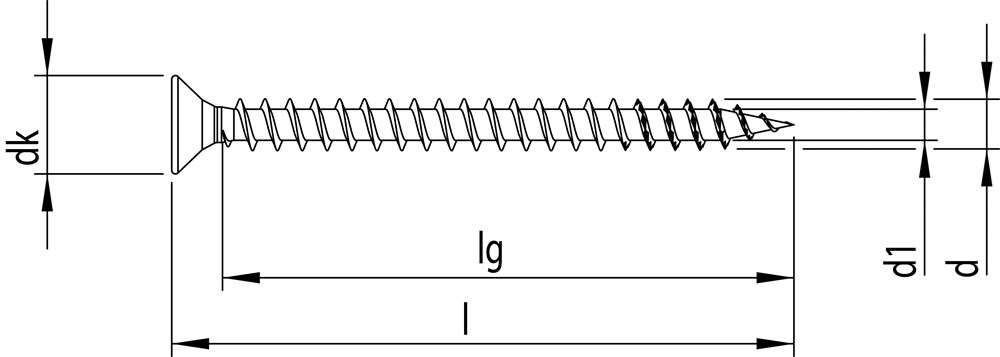 spaanplaatschroef verzinkt heco-2 spaanplaatschroef verzinkt heco-2