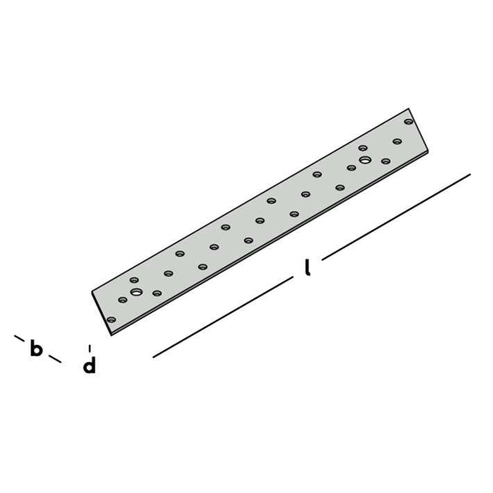 Afbeelding tekening GB montageband / windverband sv-2