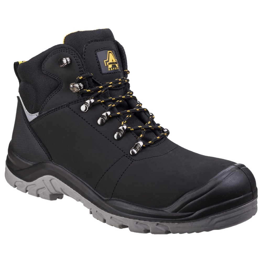 Amblers AS252 Leather Safety Boot Black