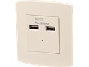 KELFORT Wandcontactdoos 2xUSB RAL9010 1525623_1.png