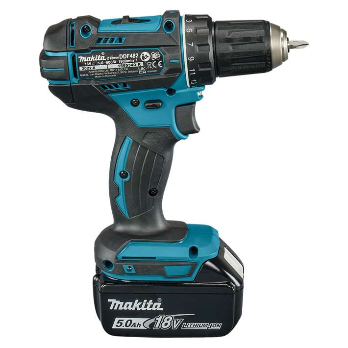 Afbeelding Makita 18 v boor-/schroefmachine DDF482RTJ