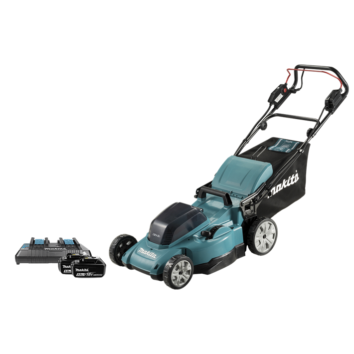 Afbeelding Makita lxt 2x18 v accu grasmaaier 48 cm DLM481PT2