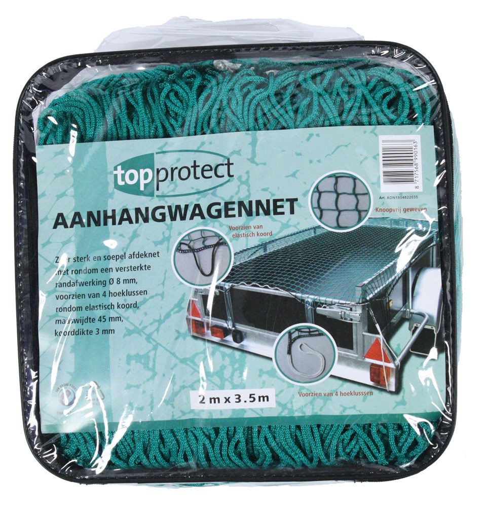 Afbeelding voor Afdeknet aanhanger