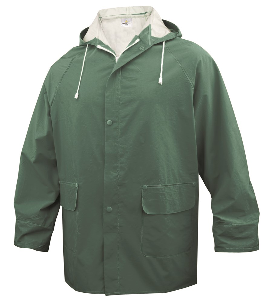geboren etnisch Janice Delta Plus regenpak 304 groen mt M polyester met dubbele pvc coating |  Polvo bv