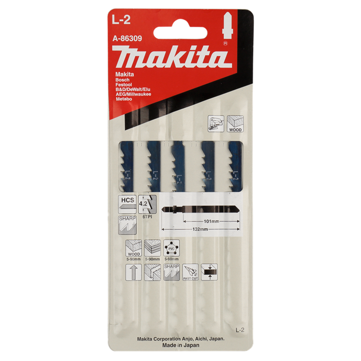 Afbeelding Makita decoupeerzgb hout 101mm t344d A-86309
