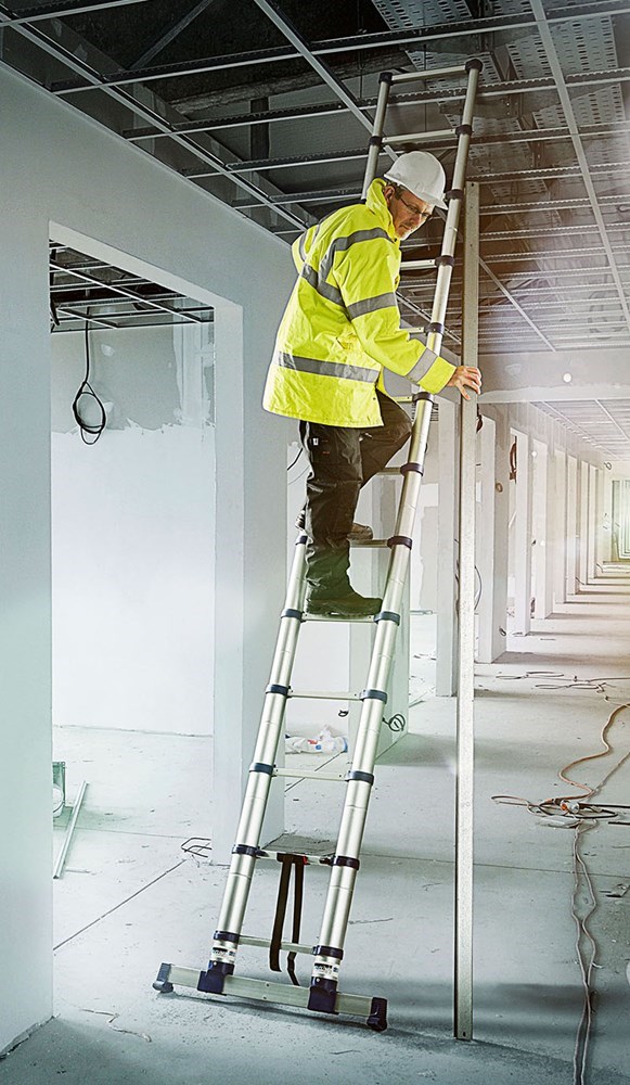 telescoopladder aluminium little jumbo-4 telescoopladder aluminium little jumbo-4
