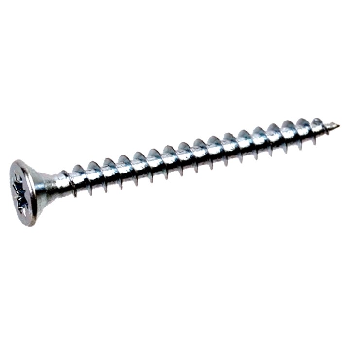 Spaanplaatschroeven platkop Pozidriv verzinkt | Chipboard screws countersunk head Pozidriv zincplated | Spanplattenschrauben Senkkopf Pozidriv verzinkt | Vis à bois tête fraisée Pozidriv zingué