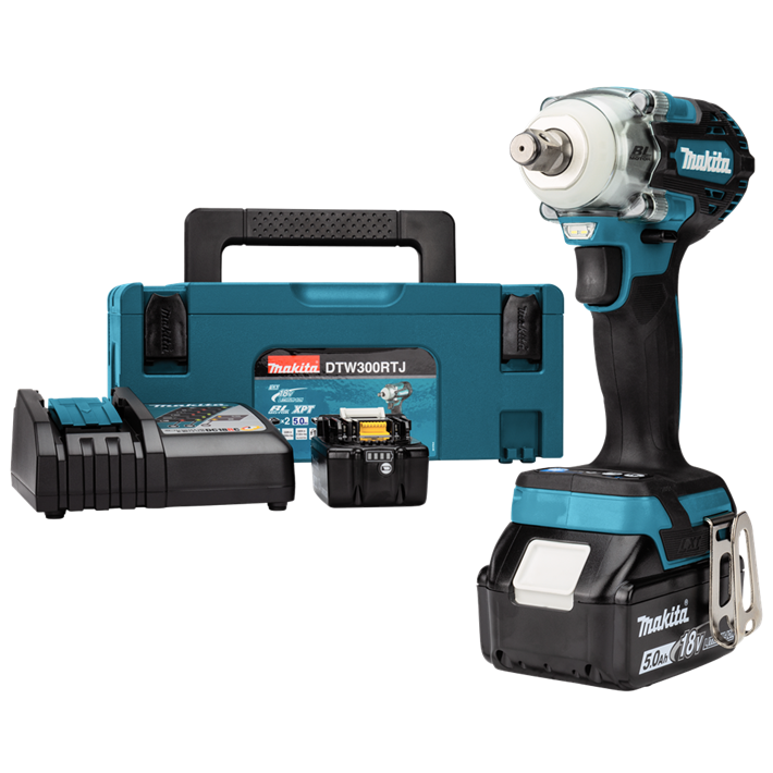 Afbeelding Makita 18 v slagmoersleutel DTW300RTJ