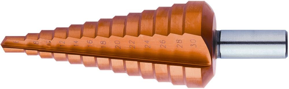 Universele trapboor HSS TiN 9-36,00mm