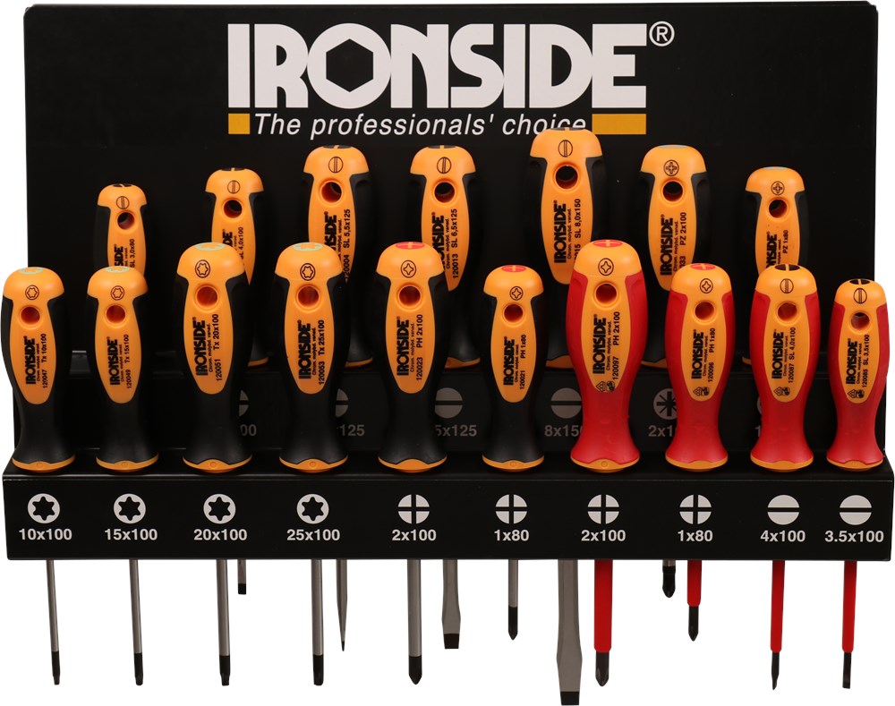 schroevendraaierset met rek ironside-2 schroevendraaierset met rek ironside-2