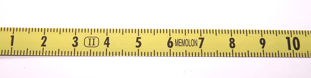 Afbeelding voor Meetlint rechtsopl. geel 10m