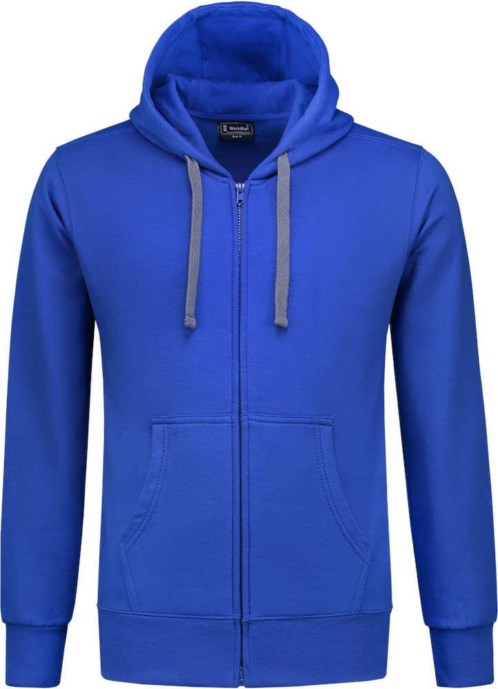 WORKMAN HOODED/SWEAT-VEST 340GR ROYAL BLUE/M (1)