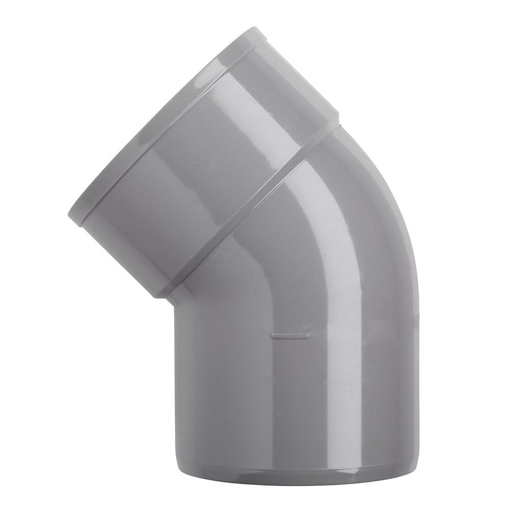 bocht pvc grijs rwa-2 bocht pvc grijs rwa-2