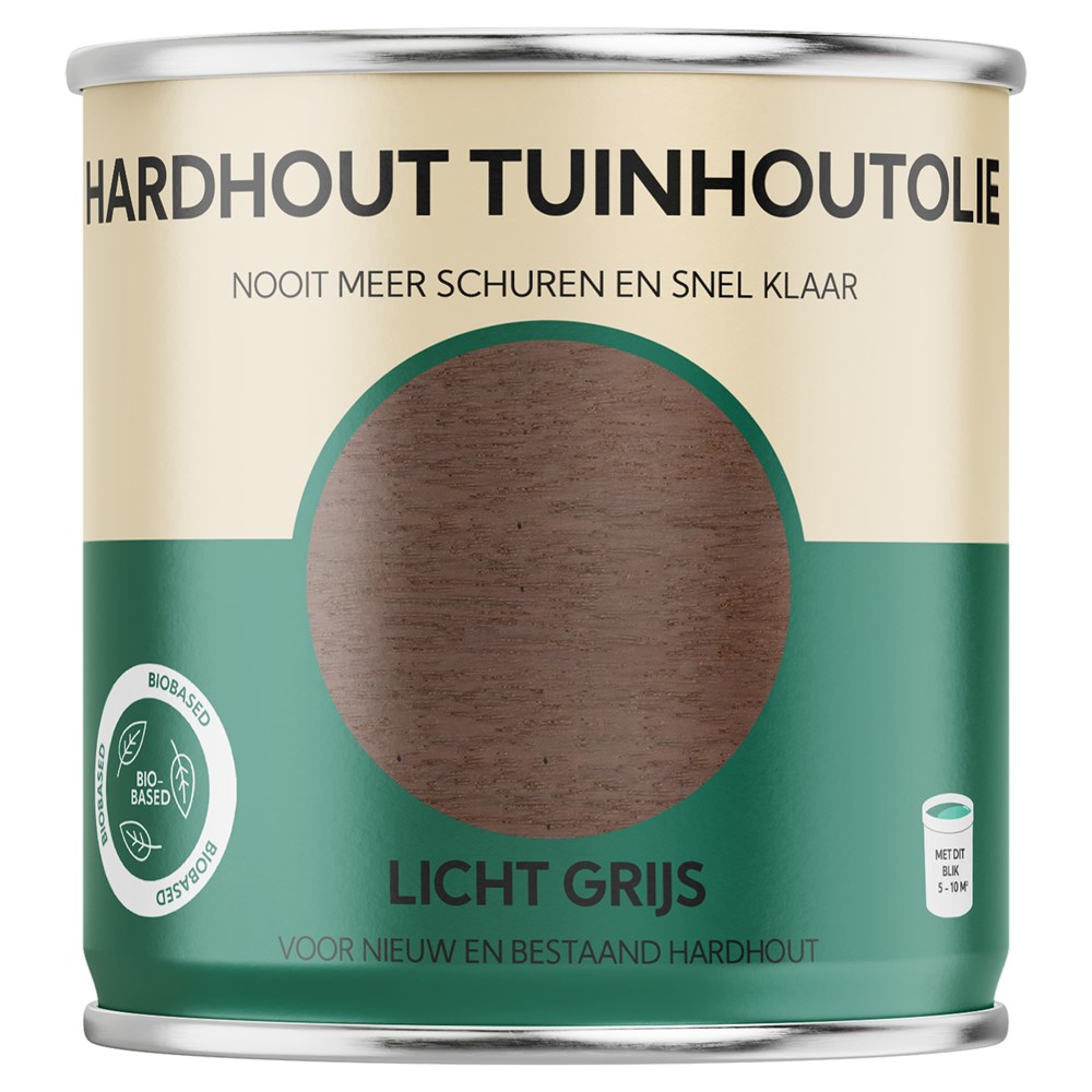 HARDHOUT TUINHOUTOLIE LICHT GRIJS (1)