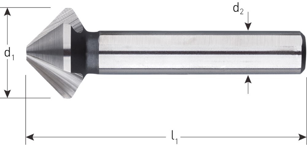 HSS-G VERZINKFREES XTREME 90°, DIN 335C, ø25,0 (M12) HSS-G VERZINKFREES XTREME 90°, DIN 335C, ø25,0 (M12)
