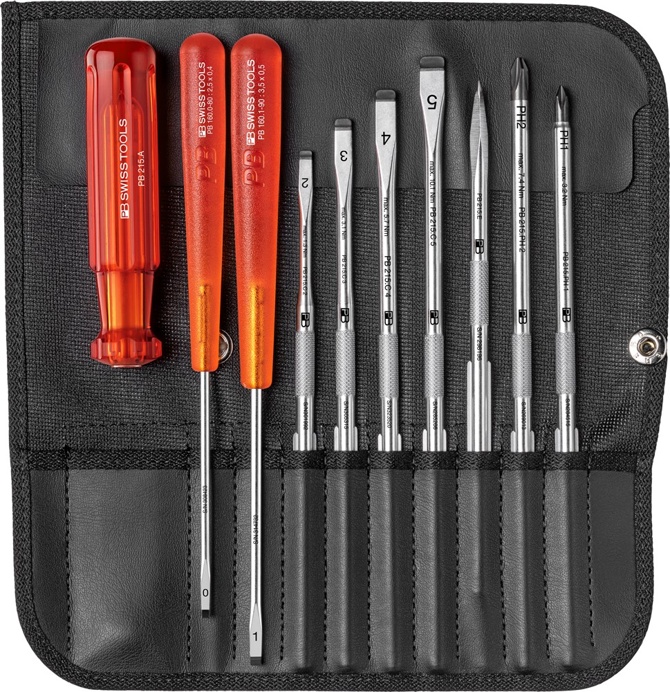 Afbeelding voor Classic wisselklingen set in roletui 15 Rolltaschen
