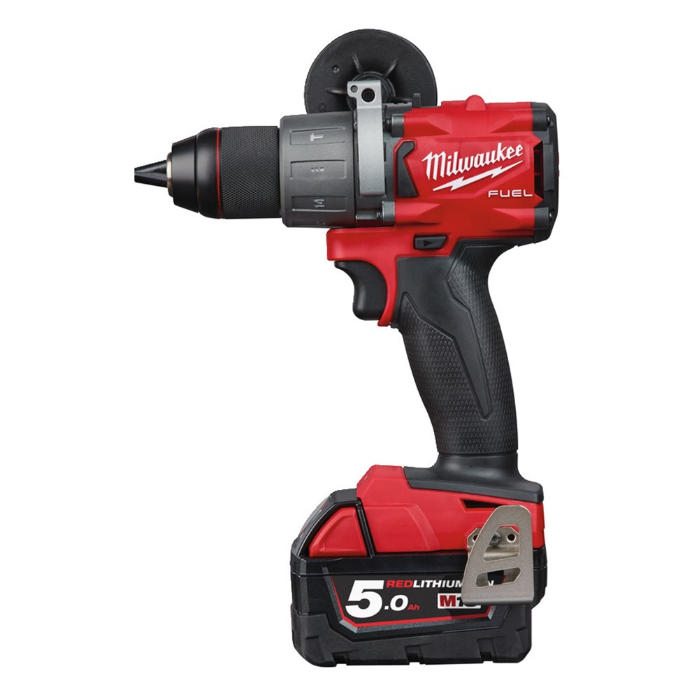 Voorschrift zuiverheid winkelwagen Milwaukee M18 FPD2-502X Accu-slagboormachine 18V 5Ah | techprof.nl