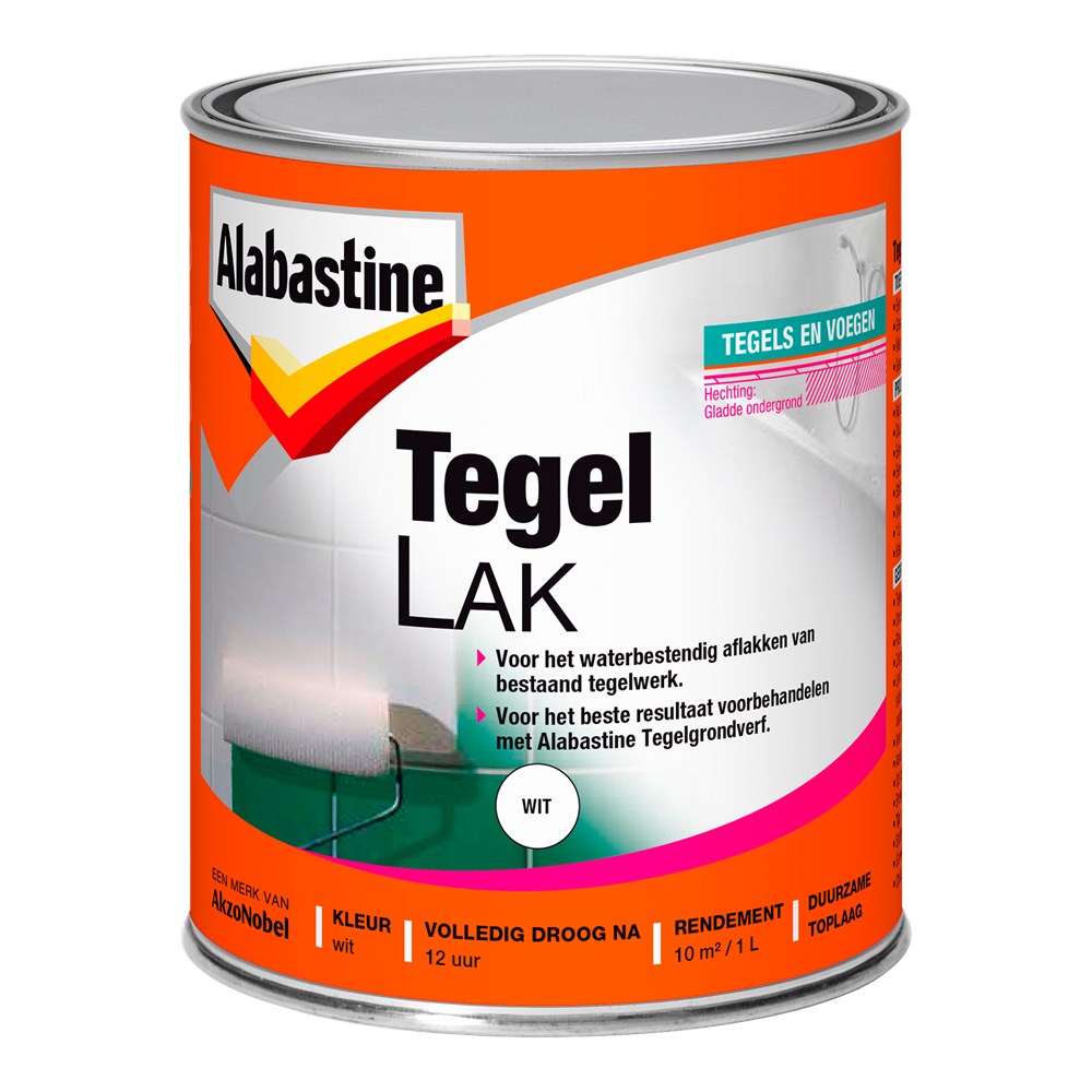 Alabastine tegellak 1-component wit 1 liter (1)