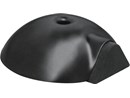 OXLOC Deurstopper RVS zwart vloermontage 84x28 mm 1219644.png