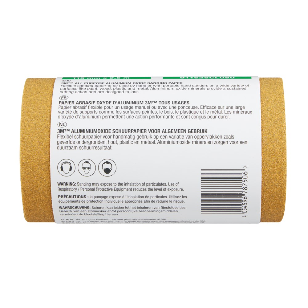 3M Schuurrol Aluminium Oxide 115mm x 2,5mtr (9)