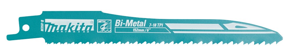 MAKITA RECIPROZAAGBLAD STAAL/UNIVERSEEL 132MM B-05038