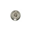 Deurbel verdekt rand 50mm nikkel mat