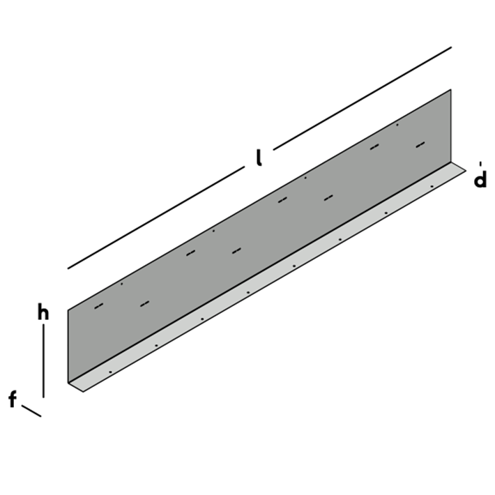Afbeelding tekening GB metalen randkist 90° sv-1