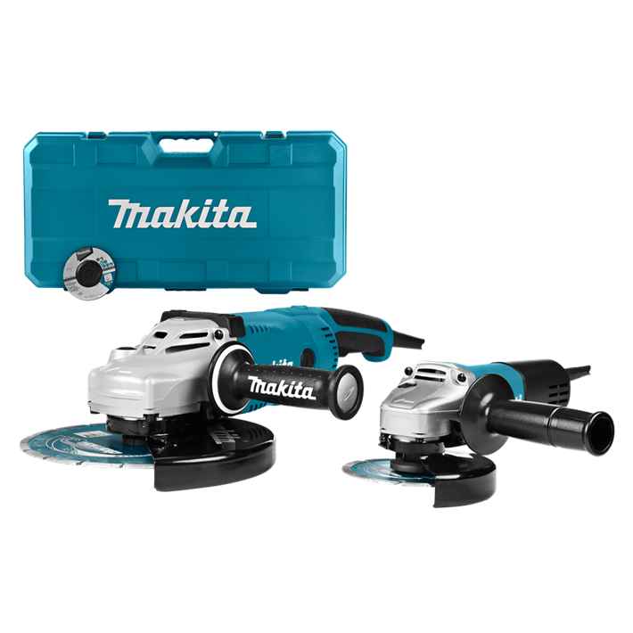 Afbeelding Makita 230 v haakse slijperset 125/230 mm DK0054X1