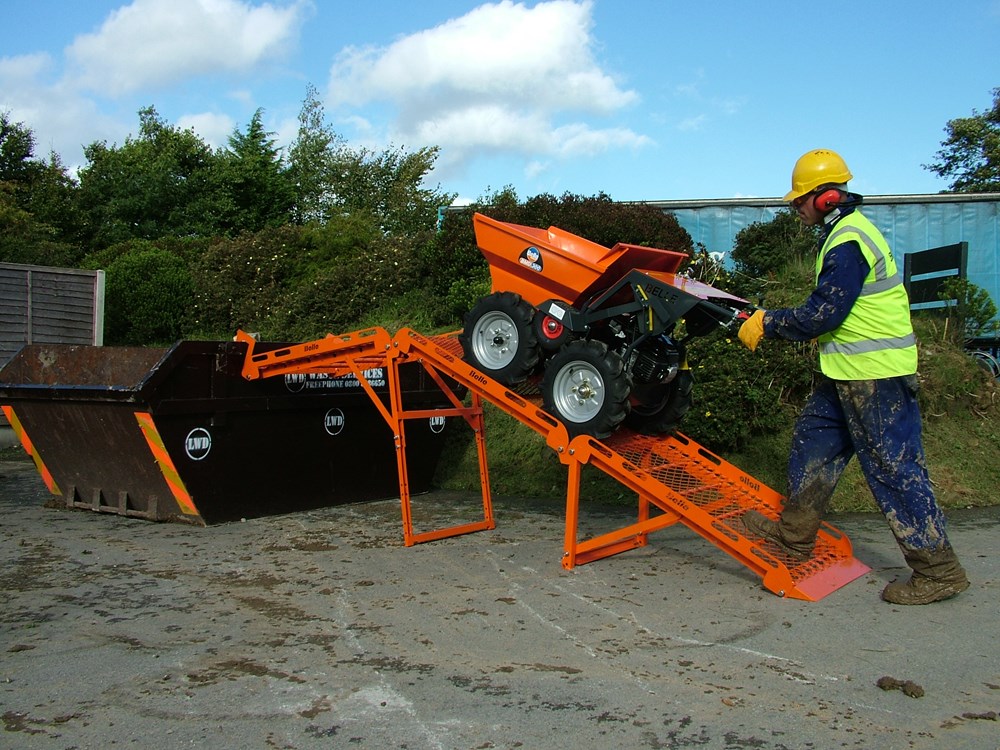 Minidumper ramp