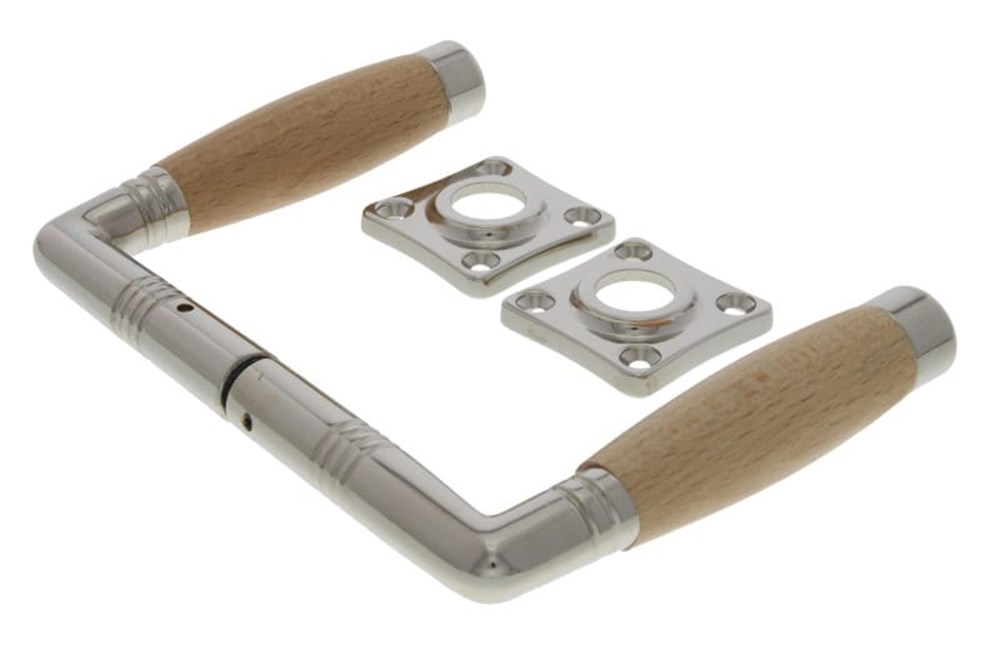 Deurkruk, vernikkeld