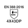 EN388-4X43DP