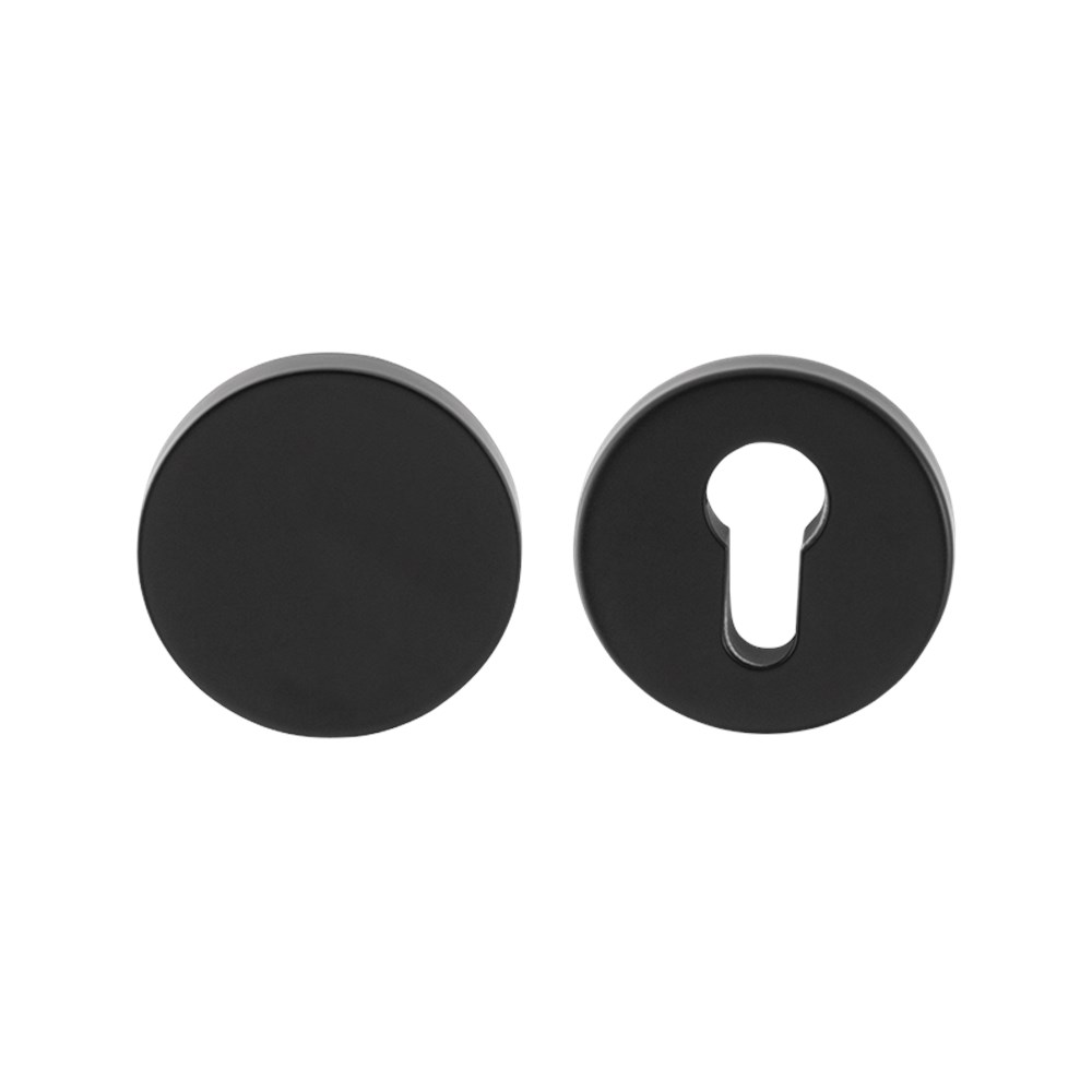 Smeedijzer zwart, Zwart, RVS, Blind, Ja, 10 mm, 55 mm, 55 mm, set, Charmant & rustiek, Nee, Veiligheidsrozet inclusief bevestiging voor deurdikte 40mm en 56mm GPF682160199.png