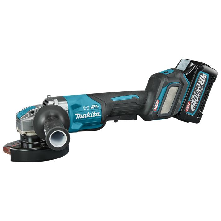 Afbeelding Makita 40 v max haakse slijper 125 mm x-lock