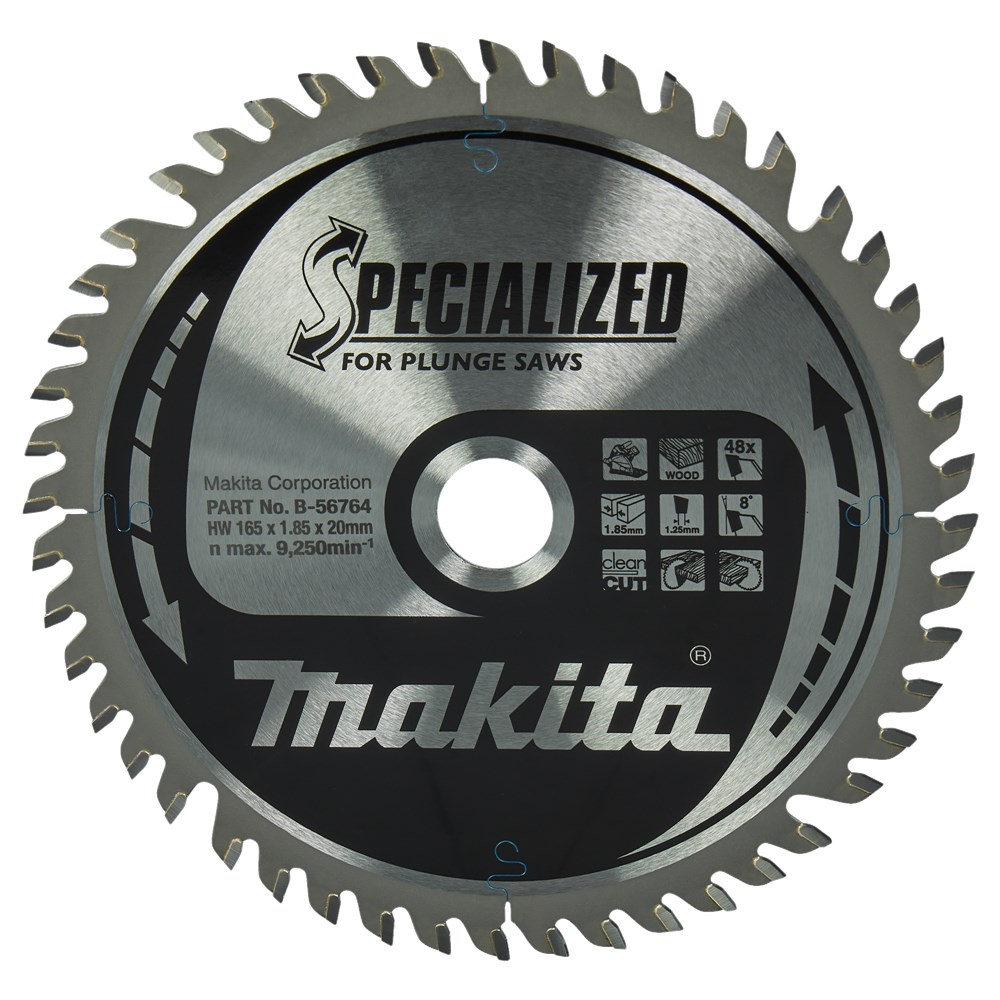 MAKITA INVALCIRKELZAAGBLAD HOUT B-56764