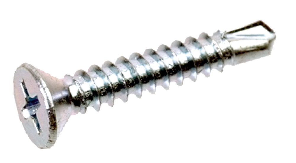 Afbeelding voor Zelfborende schroeven platkop (staal gehard verzinkt) DIN7504O (P) QZ 841