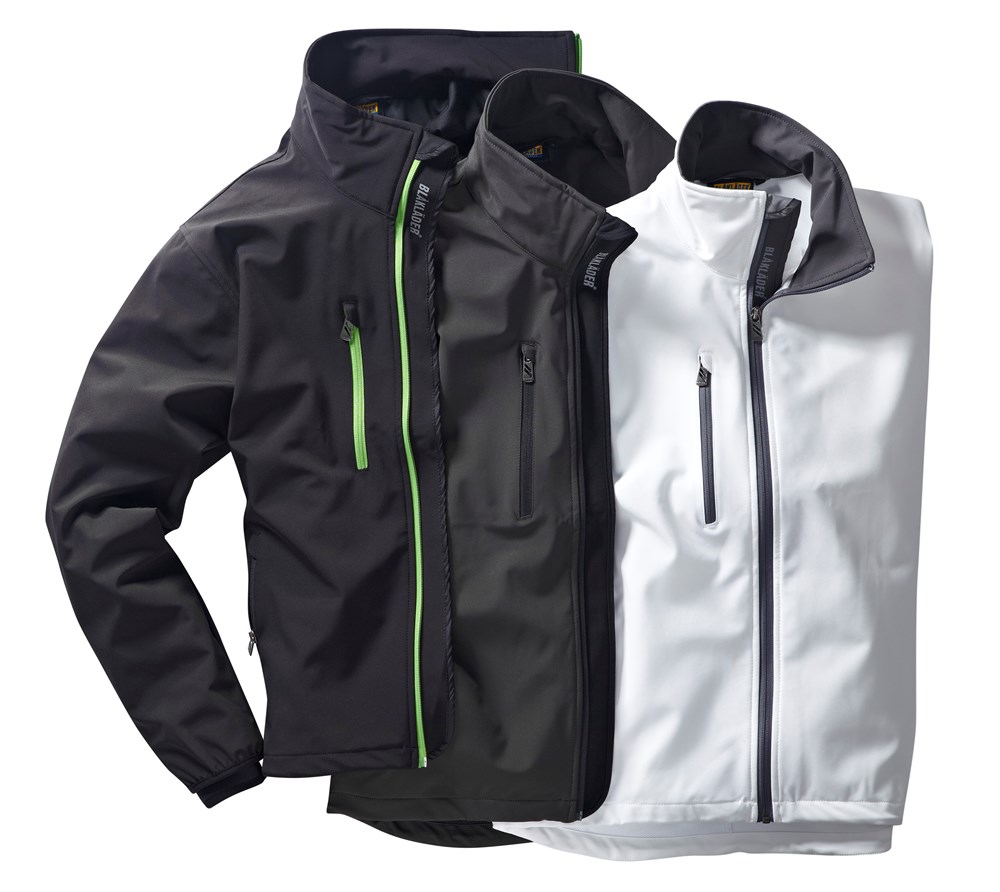 Softshelljack, polyester/elastaan