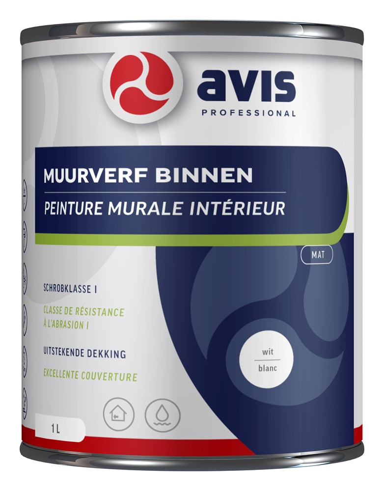 Avis muurverf binnen wit mat (1)