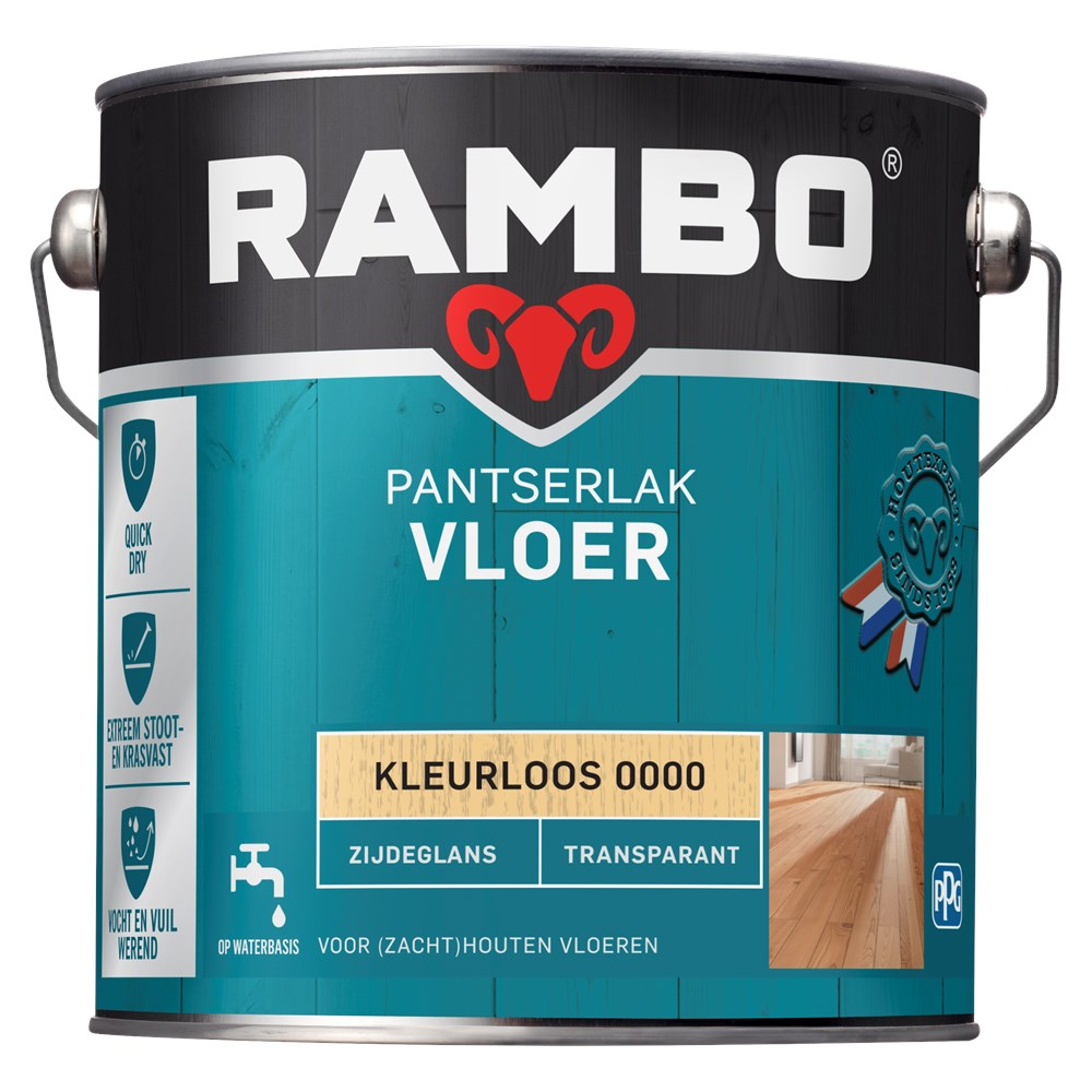Rambo Pantserlak Vloer Transparant Zijdeglans (3)