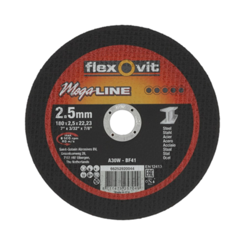 66252920044 Flat cutting off wheel Angle Grinder Flexovit MEGA LINE METAL 18x2.5x22.png