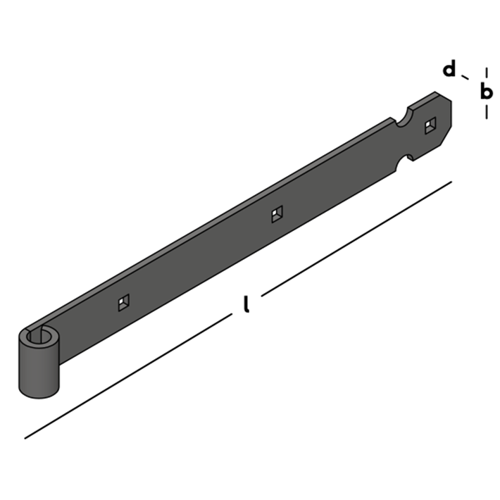 Afbeelding tekening GB heng voor pen ø16 epz-3