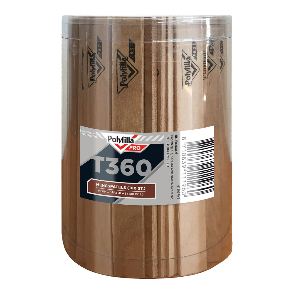 Afbeelding voor Pp t360 mengspatels (koker 100 stuks)