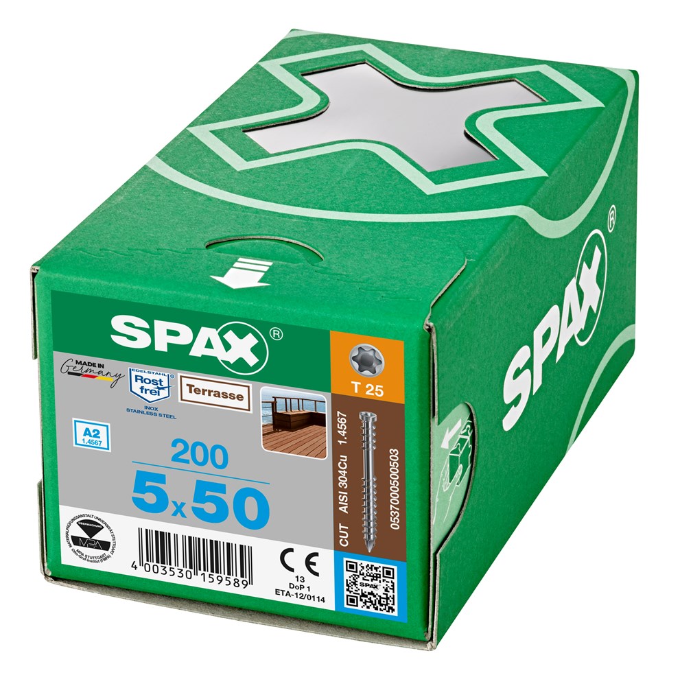 vlonderschroef rvs a2 spax-5 vlonderschroef rvs a2 spax-5