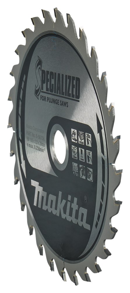 MAKITA INVALCIRKELZAAGBLAD HOUT B-56758