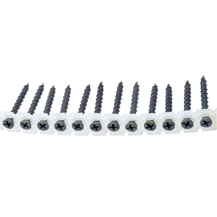 Snelbouwschroeven op band hi-lo draad type Fermacell | Drywall screws collated hi-lo thread type Fermacell | Schnellbauschrauben auf Band hi-lo Gewinde Typ Fermacell | Vis à fixation rapide sur bande filetage haut-bas type Fermacell