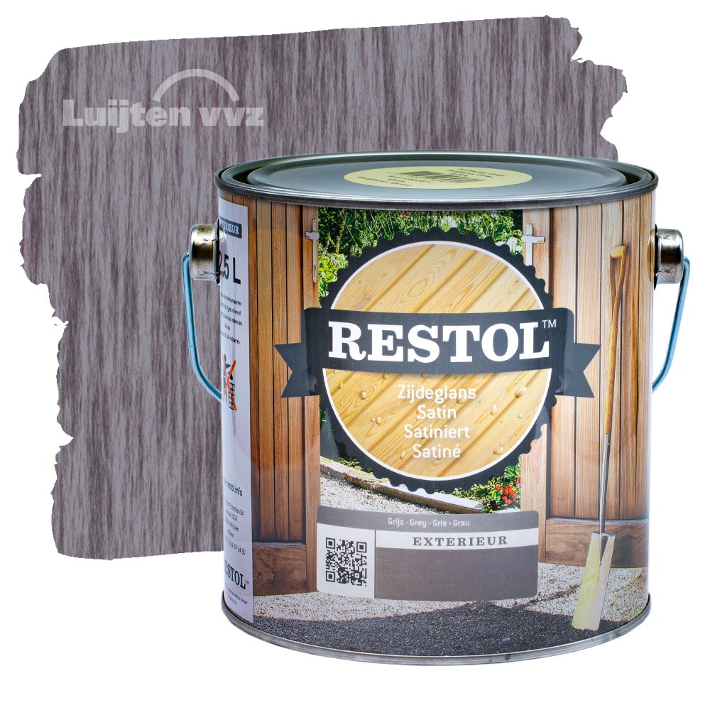 Restol Houtolie Zijdeglans Grijs (2)