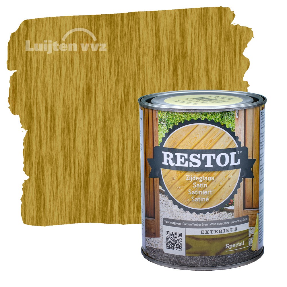 Restol Houtolie Zijdeglans Tuinhout Groen (1)