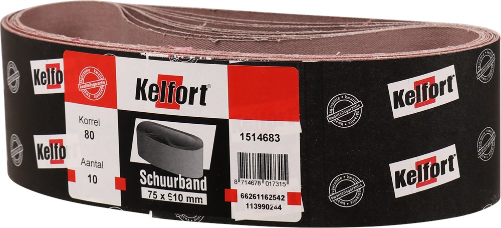 Implicaties Actief overzien KELFORT Schuurband 75X610mm KORREL 80 | Keller's IJzerhandel B.V.