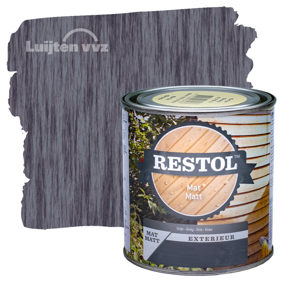 Restol Houtolie Mat Grijs (1)